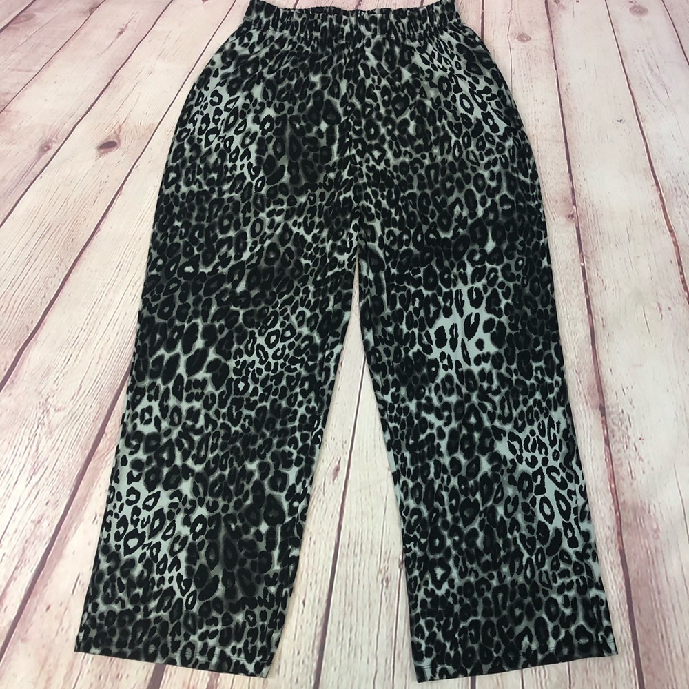 Denim 24/7 Animal Print Ultra Smooth Wide-Leg Pant